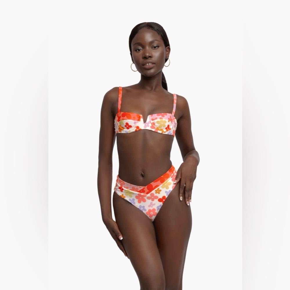 NWT Blackbough Valentina High Waist Medium Bottoms Bonefire Size XS